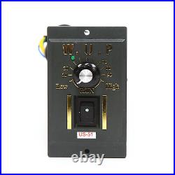 0-27RPM AC Gear Motor Reducer Electric Variable Speed Controller 150 90W 220V