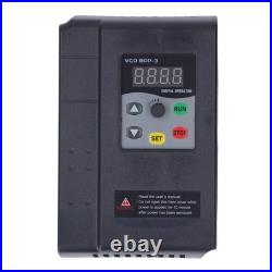 0.75-3kw Variable Frequency Drive Single To 3 Phase For Motor Speed Control VFD 0.75-3kw Variable Frequency Drive Single To 3 Phase For Motor Speed Control VFD