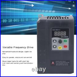 0.75-3kw Variable Frequency Drive Single To 3 Phase For Motor Speed Control VFD 0.75-3kw Variable Frequency Drive Single To 3 Phase For Motor Speed Control VFD