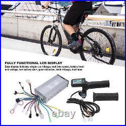 1000W 36/48V Brushless Speed Motor Controller LCD Throttle Electric Bike Sco REL