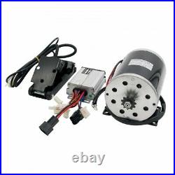 1000W 48V DC Electric Motor Kit with Base Speed Controller&Foot Pedal Throttle