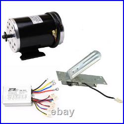 1000 W 48V DC electric motor kit w base speed controller & Foot Pedal Throttle