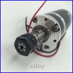 100W Spindle Motor ER11 1000rpm&Speed Control Power Supply&Bracket CNC Kit