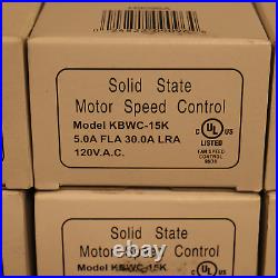10 KB Electronics Solid State Fan Motor Speed Control 5A FLA 30A LRA KBWC-15K