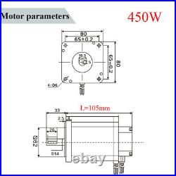 110-220V 450W Electric DC Planetary Reducer Gear Motor Variable Speed Controller
