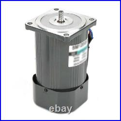 120W 180K AC Gear Motor Electric Motor CWithCCW Variable Speed Controller 220V