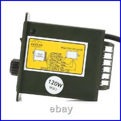 120W 180K AC Gear Motor Electric Motor CWithCCW Variable Speed Controller 220V