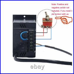 120W 220V Deceleration Geared AC Phase Controller Gear Box Reversile Motor Speed