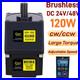 120W DC24V/48V Brushless Reduction Motor 200-3000RPM Adjustable Speed Controller