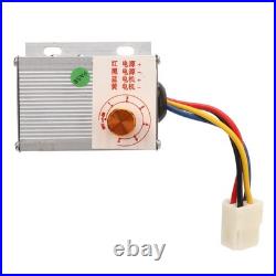 12V 250W Reduction Brush Motor With 12V 500W Knob Speed Controller Reversing SG