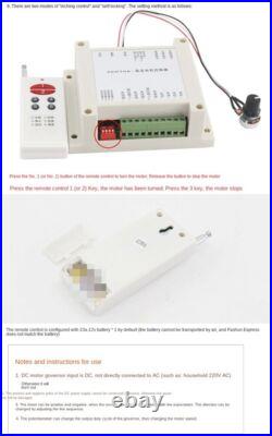 12V-30V Wireless Remote Motor Speed Control Board DC Motor Speed Controller 12V-30V Wireless Remote Motor Speed Control Board DC Motor Speed Controller