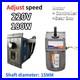 180W 220V AC 5-470 RPM Speed Controller Reversible Variable Gear Electric Motor