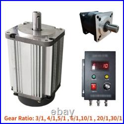 1KW 110/220V DC Planetary Reducer Brushless Gear Motor Variable Speed Controller