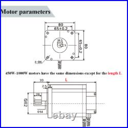 1KW 110/220V DC Planetary Reducer Brushless Gear Motor Variable Speed Controller