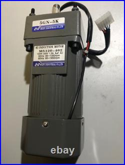 1PCS New M5120-402 Gear Motor Speed Control Motor 220V 120W 1PCS New M5120-402 Gear Motor Speed Control Motor 220V 120W