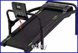 1-6 km/h Folding Motorized Walking Treadmill Remote Control & Safety Stopper