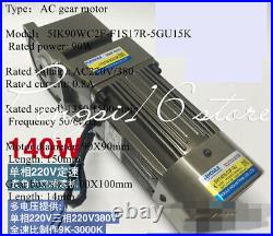 1x 90W geared motor F1S17R5GU15K three-phase 220v inverter speed control #A6