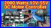 2000 Watts 10v 55v Reversible Stepless Speed Controller With Digital Meter Heavy DC Motors