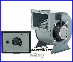 2000m3/h Industrial Centrifugal Blower Fan + 500Watt Speed Controller Extractor