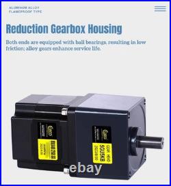 200W 200-3000RPM Brushless Reduction Motor DC24V/48V Adjustable Speed Controller