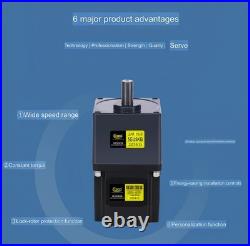 200W AC 220V 200-3000RPM Brushless Reduction Motor Adjustable Speed Controller