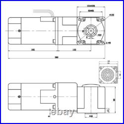 200W Hollow Output Reduction Motor RightAngle Electric Variable Speed Controller 200W Hollow Output Reduction Motor RightAngle Electric Variable Speed Controller