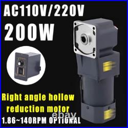 200W Hollow Output Reduction Motor RightAngle Electric Variable Speed Controller 200W Hollow Output Reduction Motor RightAngle Electric Variable Speed Controller