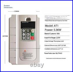 220V-0.75-1.5-2.2-4-5.5kW Single-Phase Universal Motor Speed Controller