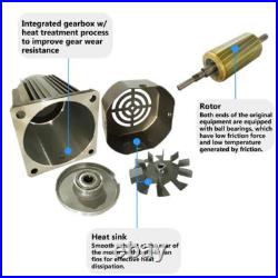 220V 110V 60W AC Optical Axis Deceleration Geared With Speed Controller Motor