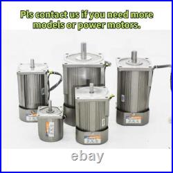 220V 110V 60W AC Optical Axis Deceleration Geared With Speed Controller Motor