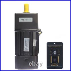 220V 120W Adjustable Speed Motor AC Gear Motor Reversible Motor with Controller