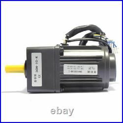 220V 15W AC Gear Motor Electric Motor Variable Speed Controller 110 125RPM New