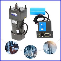 220V 250W AC Gear Electric Motor Variable Speed Controller Output 0-10k
