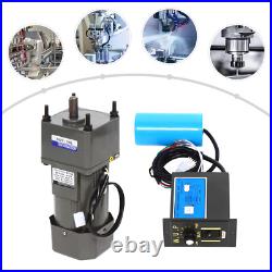 220V 250W AC Gear Electric Motor Variable Speed Controller Output 0-10k
