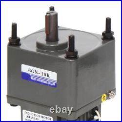 220V 250W AC Gear Electric Motor Variable Speed Controller Output 0-10k