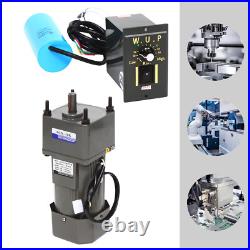 220V 250W AC Gear Electric Motor Variable Speed Controller Output 0-10k