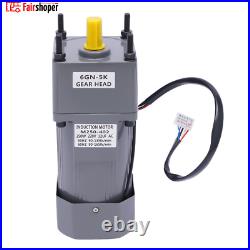 220V 250W AC Gear Electric Motor Variable Speed Controller Output 0-270 RPM 220V 250W AC Gear Electric Motor Variable Speed Controller Output 0-270 RPM