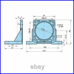 220V 25W AC Gear Motor Electric Motor Variable Speed Controller 110 125 RPM/MIN