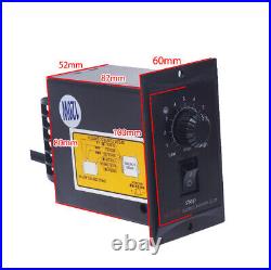 220V 25W Optical Axis Deceleration Geared AC Motor 1250rpm with Speed Controller