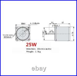 220V 25W Optical Axis Deceleration Geared AC Motor 1250rpm with Speed Controller 220V 25W Optical Axis Deceleration Geared AC Motor 1250rpm with Speed Controller