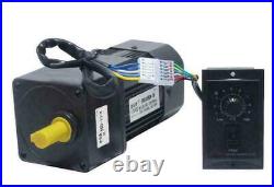 220V 40W Single Phase Deceleration Geared AC Motor 2.7-450rpm Speed Controller