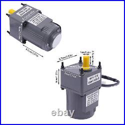 220V AC Gear Motor Electric Motor Ratio 160 Reduction Variable Speed Controller