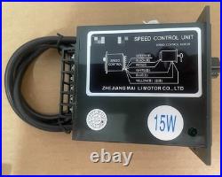220V AC Gear Motor Electric Motor Variable Speed Controller Reduction Ratio 110