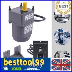 220V AC Gear Motor Electric Motor Variable Speed Controller Reduction Ratio 160