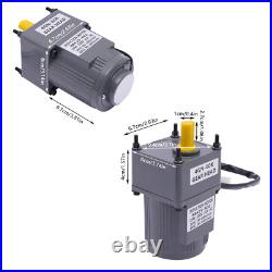 220V AC Gear Motor Electric Motor Variable Speed Controller Reduction Ratio 160