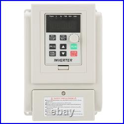 220V Variable Frequency Drive VFD Speed Controller For 3 Phase 4kW AC Motor