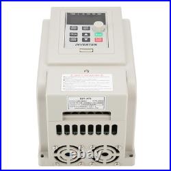 220V Variable Frequency Drive VFD Speed Controller For 3 Phase 4kW AC Motor