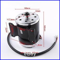 24V 500W Electric Motor Speed Controller Batteries Charger Keylock Throttle Grip