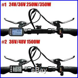 24-48V 250-1500W Brushless Motor Ebike Speed Controller LCD Panel Kit Scooter JA