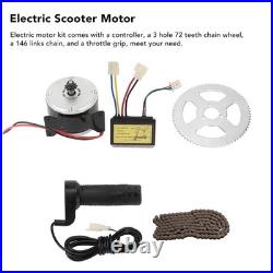 250W 12V High-Speed Electric Gear Motor Kit With Built-in Controller 2750 RPM